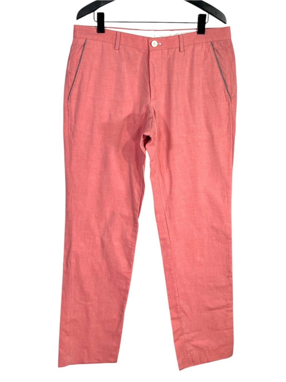 BOSS Hugo Boss Graham Dark Pink Slim Fit Chinos Pants Size 34R - Picture 6 of 13